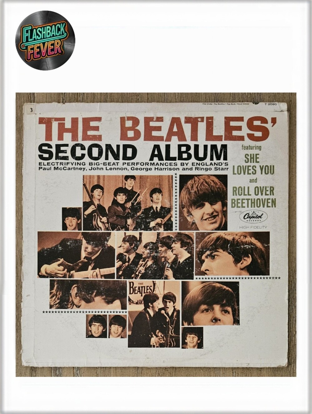 THE BEATLES•The Beatles' Second Album•April 10, 1964 US (#T 2080) L.A. 1st Press